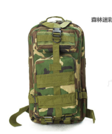 WOODLAND CAMO BACKPACK