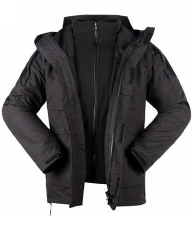 WINTER WATERPROOF WARM JACKET BLACK