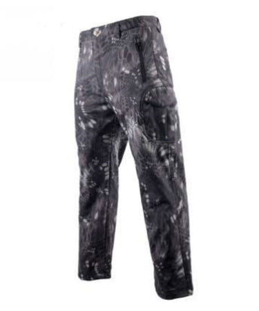 SOFT SHELL PANTS BLACK PYHTON CAMO