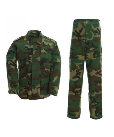 REGULAR BDU UNIFORM WOODLAND CAMO