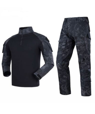 TACTICAL SUIT BLACK PYTHON CAMO