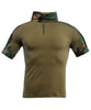 TACTICAL SHIRT SHORT SLEEVES WOODLAND CAMO