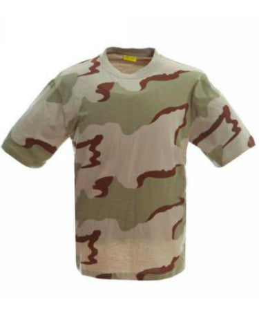 TEE-SHIRT TRICOLOR DESERT CAMO