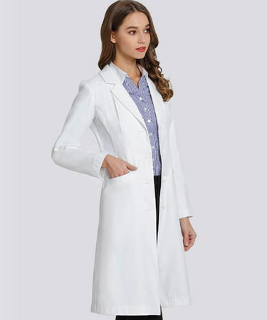 WOMEN LONG SLEEVES LAB COAT