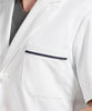 WOMEN LONG SLEEVES LAB COAT WITH DETAILS