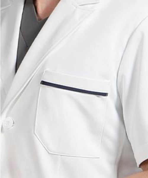 WOMEN LONG SLEEVES LAB COAT WITH DETAILS