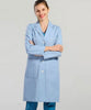 WOMEN LONG SLEEVES LAB COAT BLUE